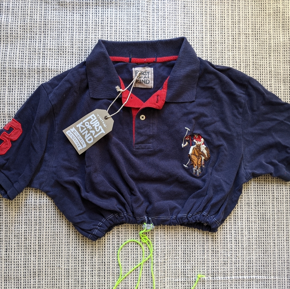 LF vintage polo crop